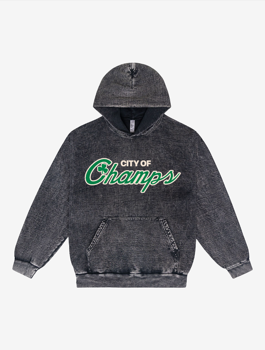 The90sDept City of Champs Mineral Washed Heavyweight Hoodie