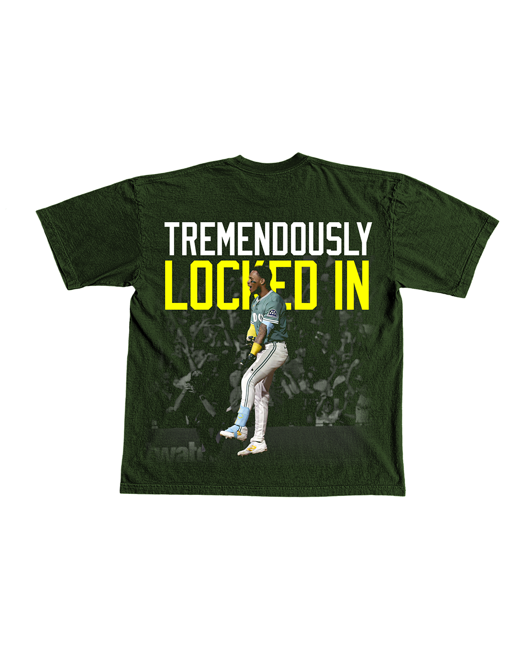 The90sDept Tremendously Locked in Tee (green monster version)