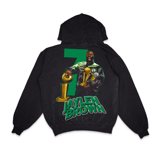 The90sDept. Stay on that side Heavyweight Garment Dyed Hoodie