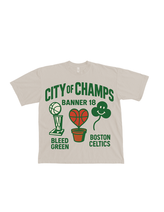 The90sDept. City of Champs Garden Flower tee