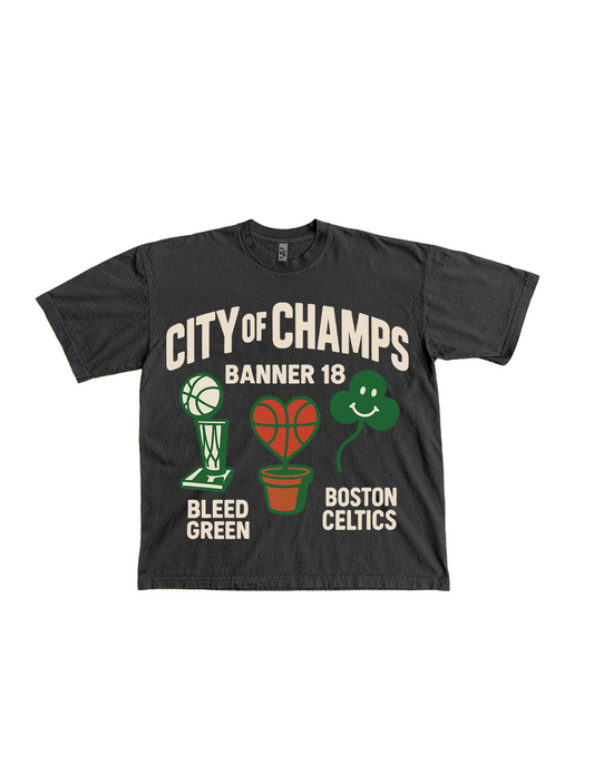 The90sDept. City of Champs Garden Flower tee