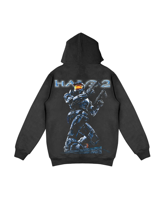 The90sDept. Halo 2 Heavyweight Garment Dyed Hoodie