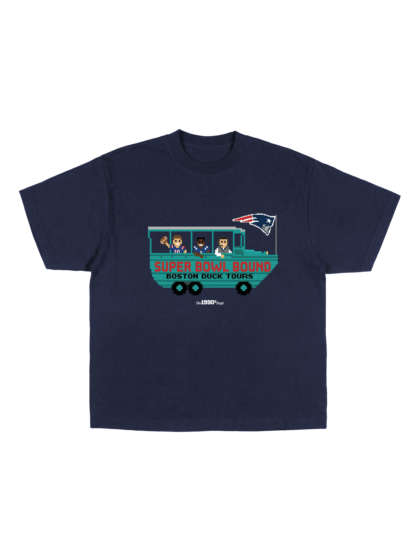 The90sDept. Super Bowl Bound Pats Tee