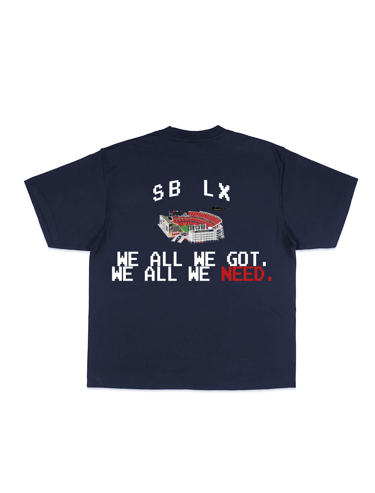 The90sDept. Super Bowl Bound Pats Tee
