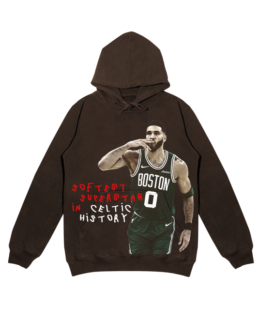 The90sDept. JT Top 5 player Heavyweight Garment Dyed Hoodie