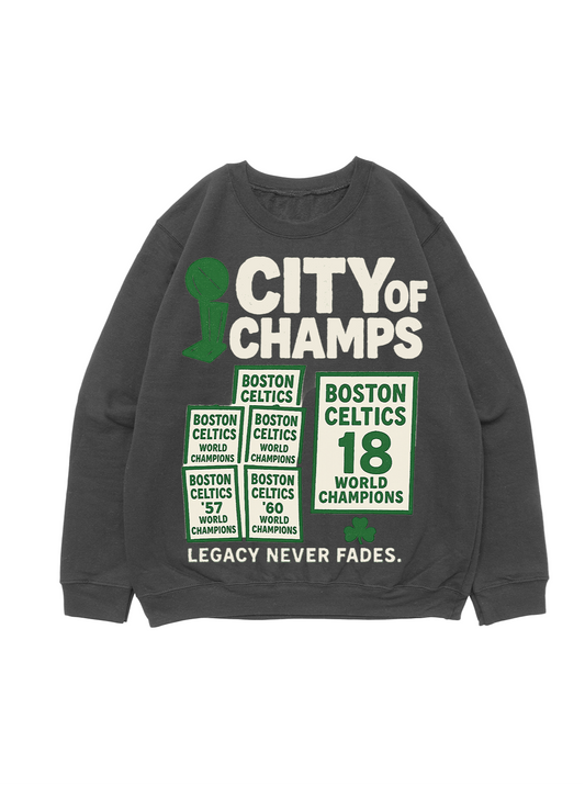 The90sDept. Banner Pullover Crew