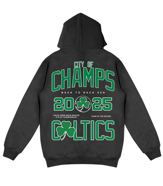 The90sDept City of Champs B2B SZN Heavyweight Garment Dyed Hoodie