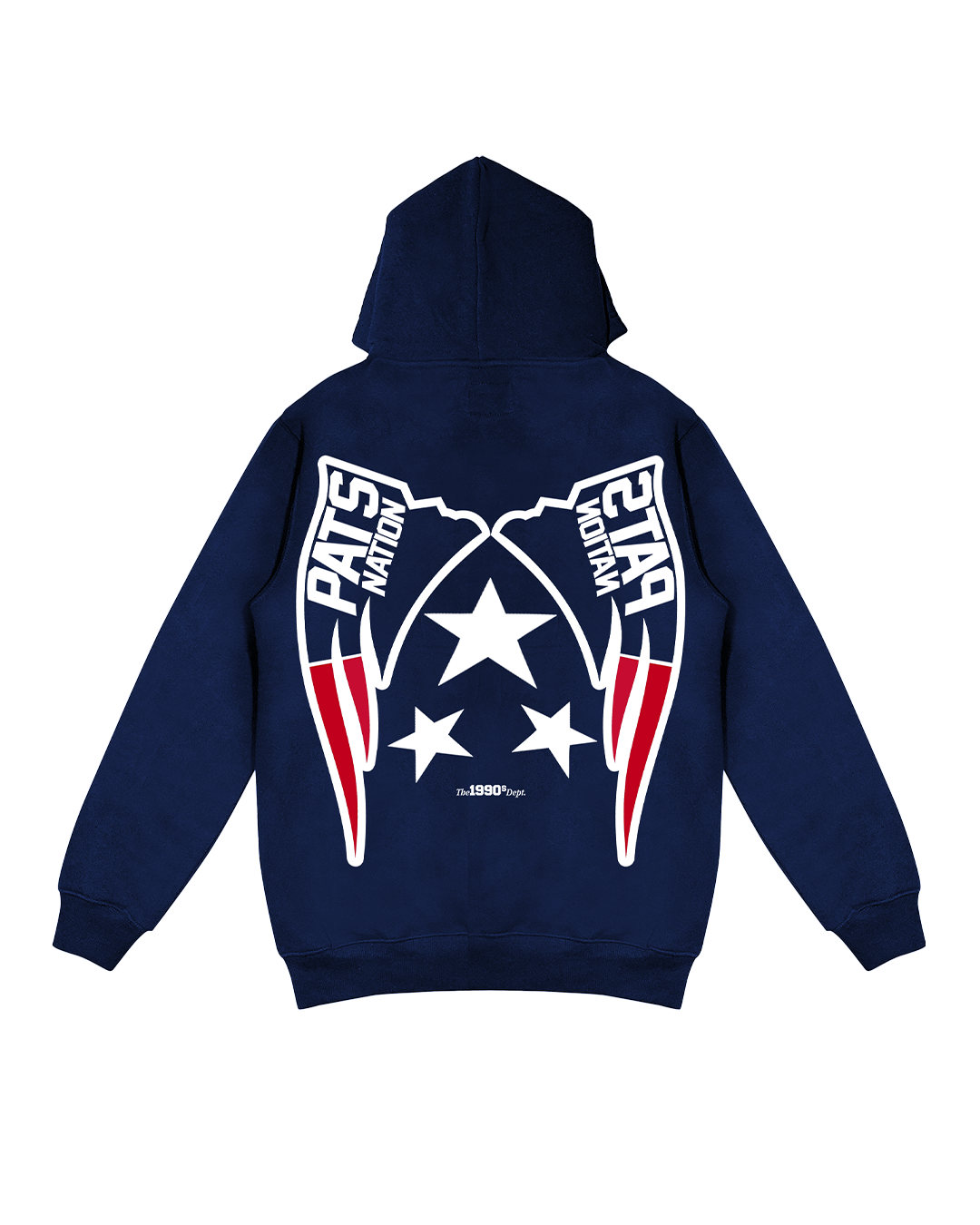 The90sDept. Pats Raised Stars Hoodie