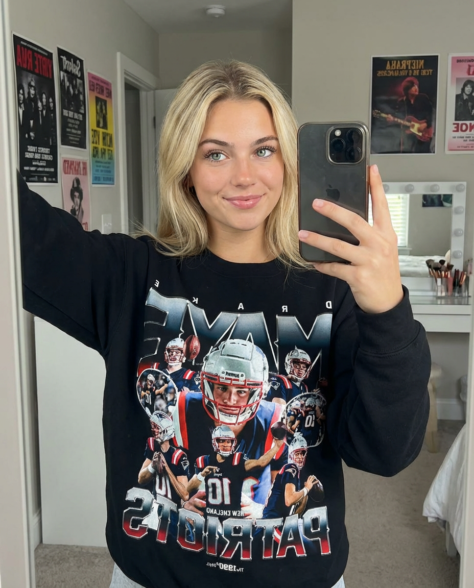 The90sDept. Drake "Drake Maye" Maye Crewneck