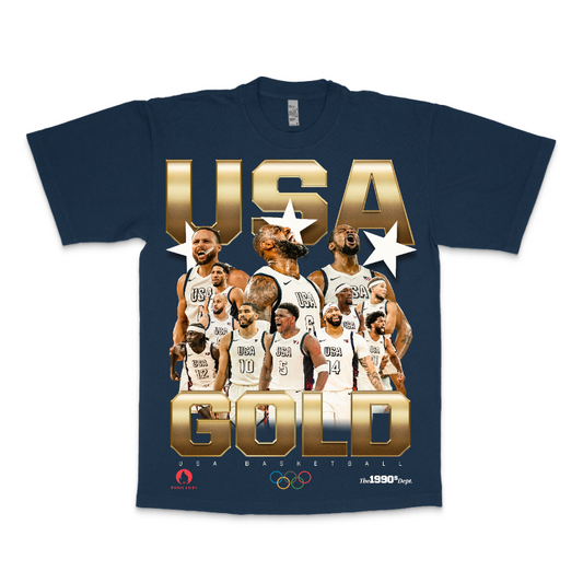 The90sDept. TEAM USA GOLD Classic Tee